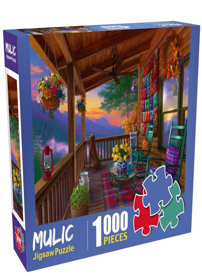 Mulic Puzzles for Adults 1000 Pieces - Chris Bigelow - Mountain View - Escape from The City - Image 2